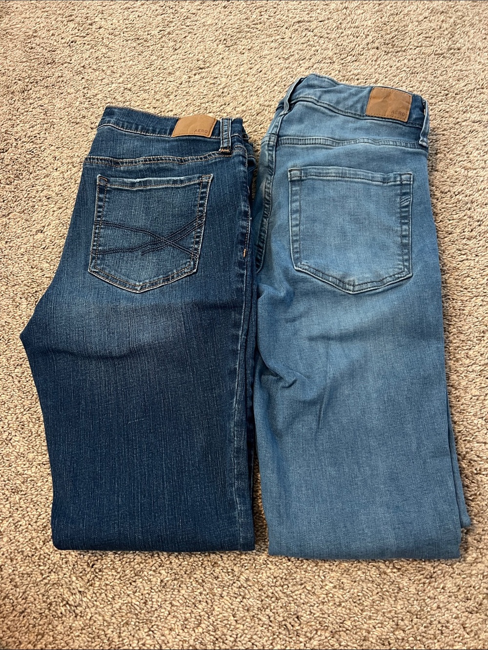 Women's Jeans Duo — Dark Blue & Light Blue